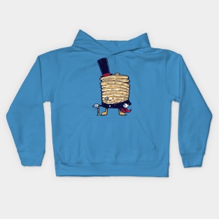 Fancy Captain Pancake Kids Hoodie